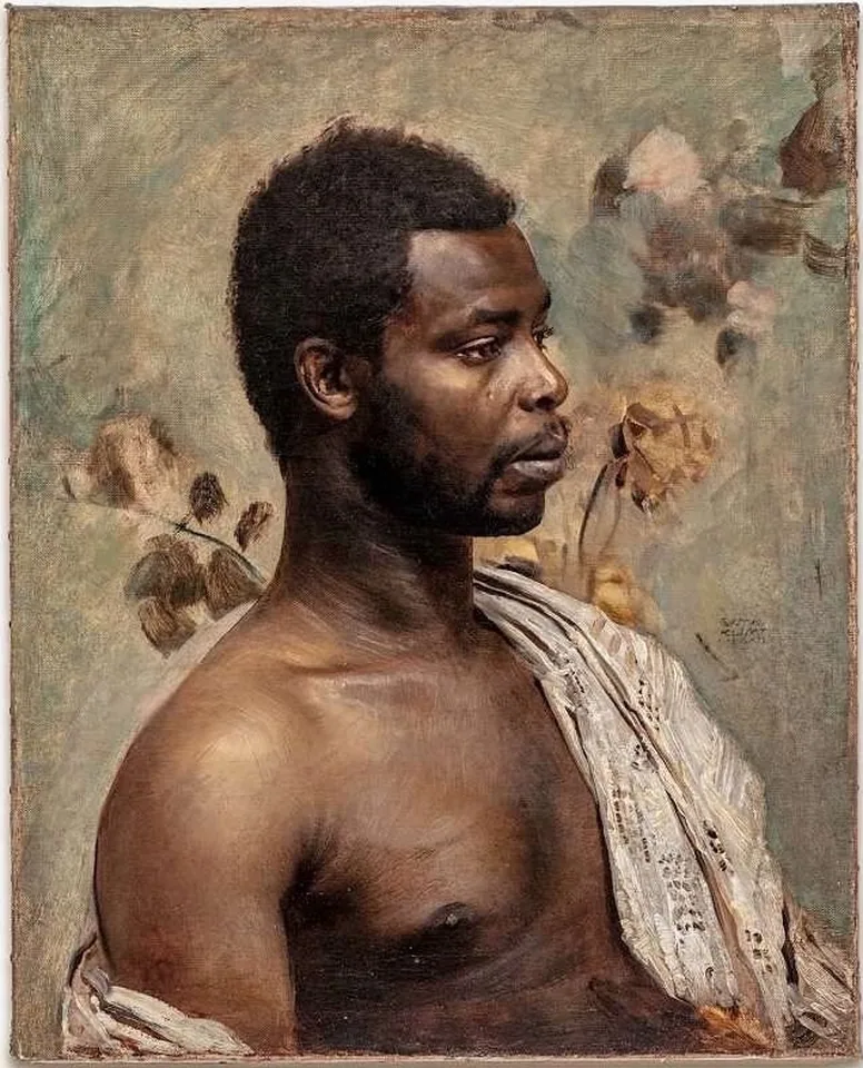 Portrait of Prince William Nii Nortey Dowuona by Gustav Klimt, 1897–1900