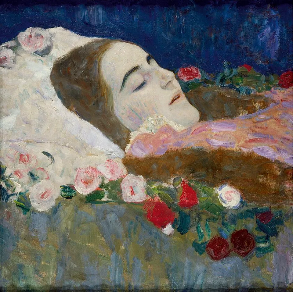 Ria Munk on Her Deathbed by Gustav Klimt, 1912
