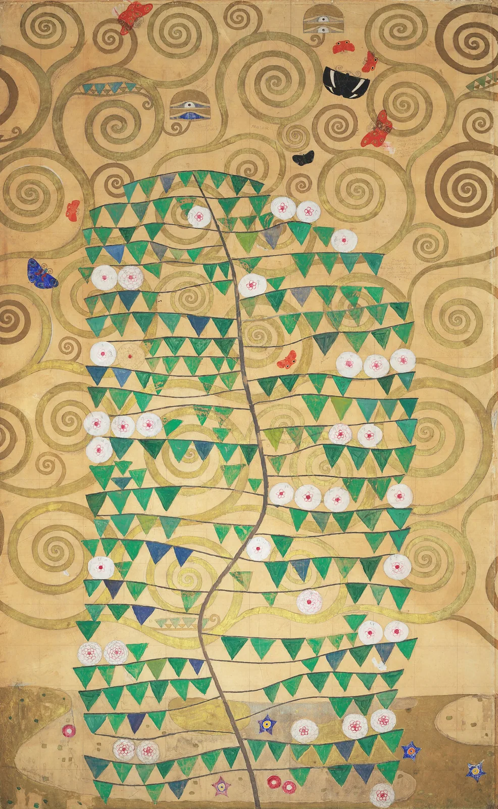 Rosebush by Gustav Klimt, 1910–1911