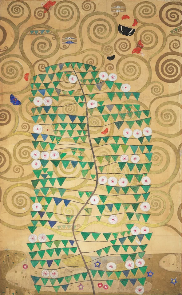 Rosebush by Gustav Klimt, 1910–1911