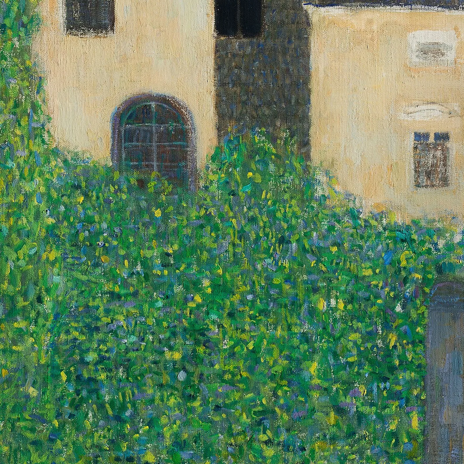 Detail 1 of Schloss Kammer on the Attersee I by Gustav Klimt, 1908–1909