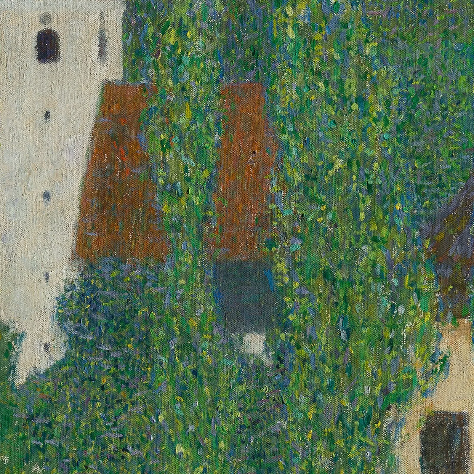 Detail 2 of Schloss Kammer on the Attersee I by Gustav Klimt, 1908–1909