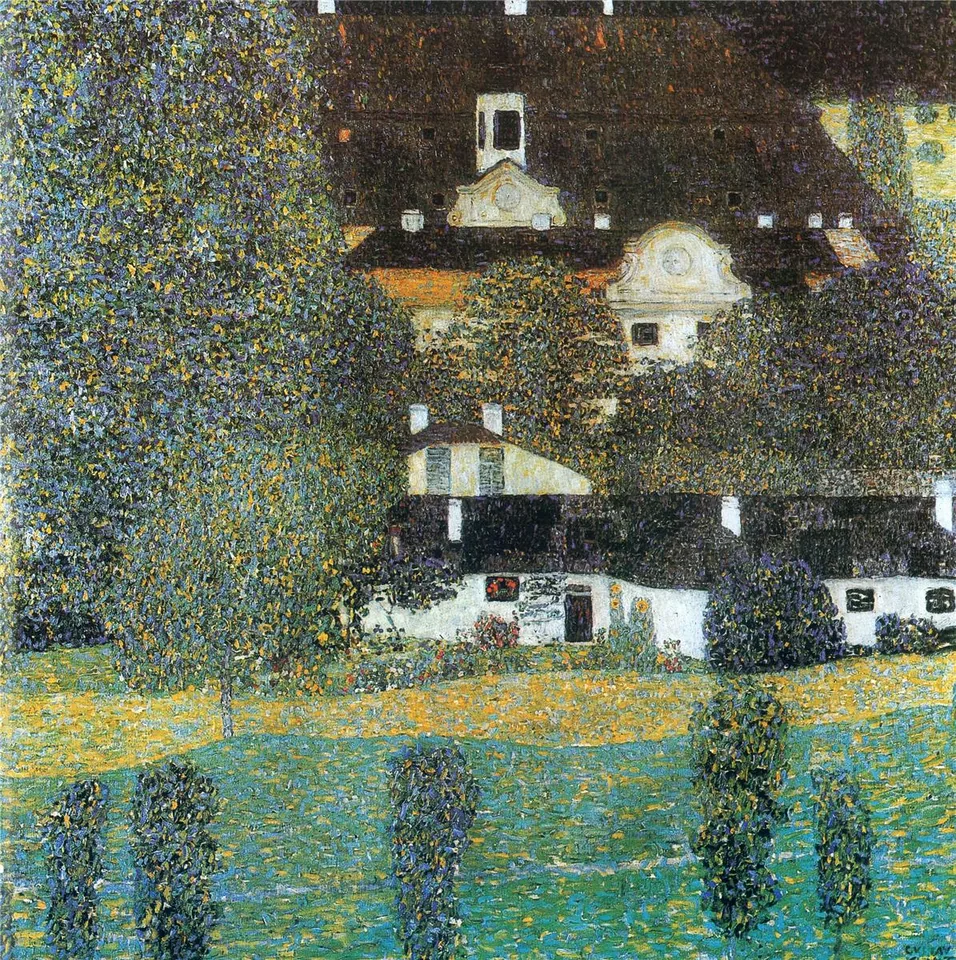 Schloss Kammer on the Attersee II by Gustav Klimt, 1909