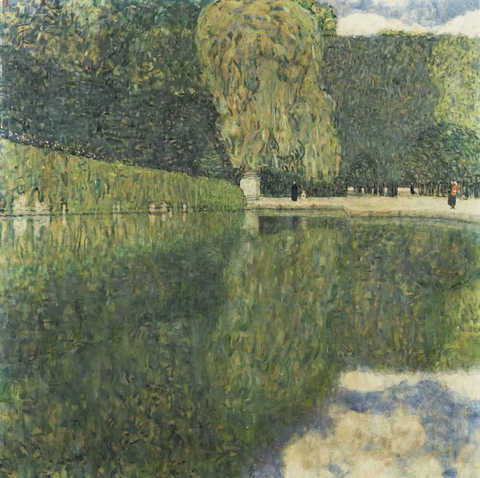 Schönbrunn Landscape by Gustav Klimt, 1916