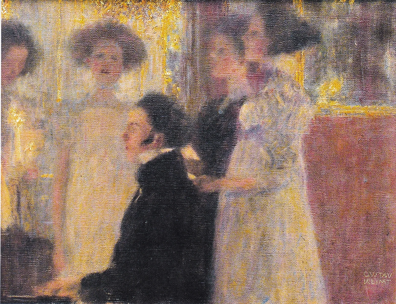 Schubert at the Piano I by Gustav Klimt, 1896