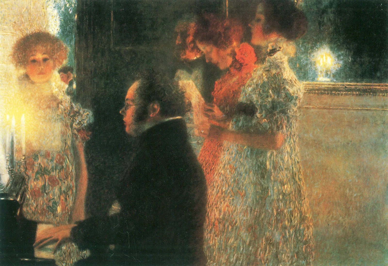 Schubert at the Piano II by Gustav Klimt, 1899