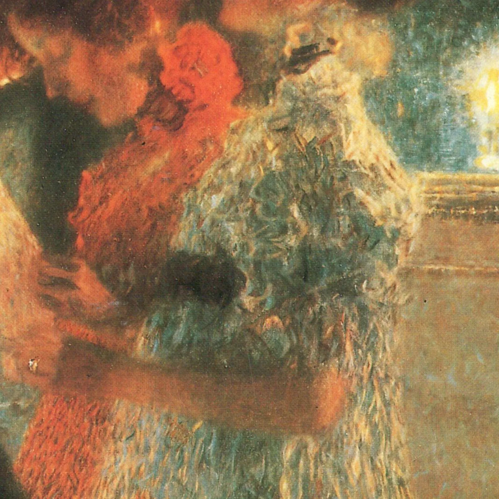 Detail 1 of Schubert at the Piano II by Gustav Klimt, 1899