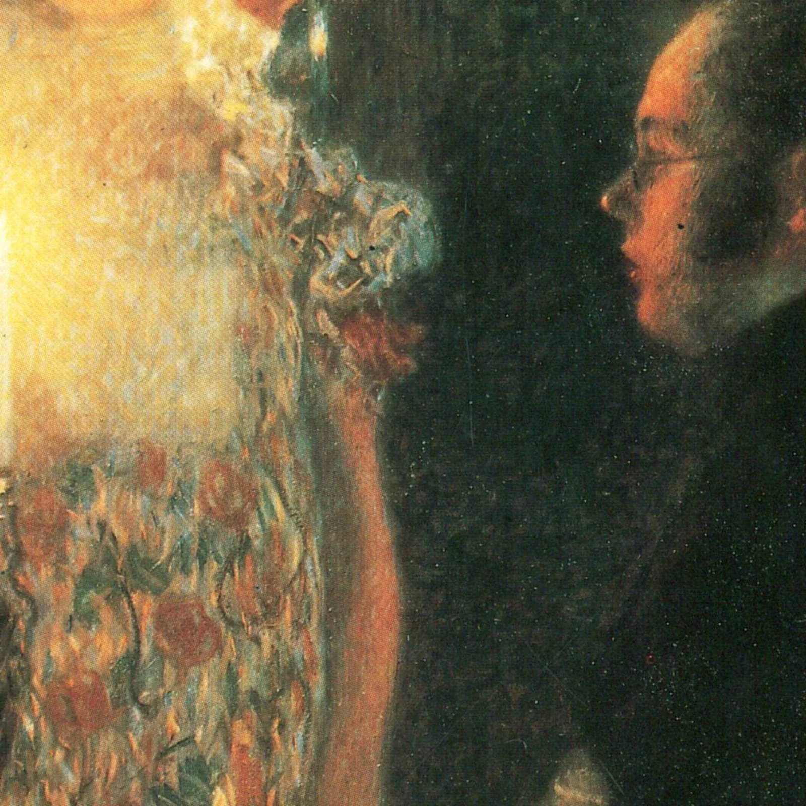 Detail 2 of Schubert at the Piano II by Gustav Klimt, 1899