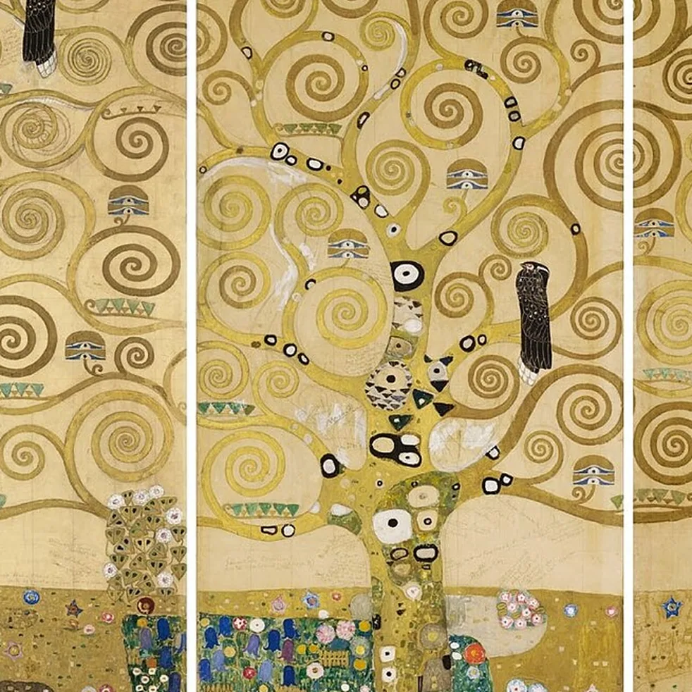 Detail 2 of Stoclet Frieze by Gustav Klimt, 1905–1911