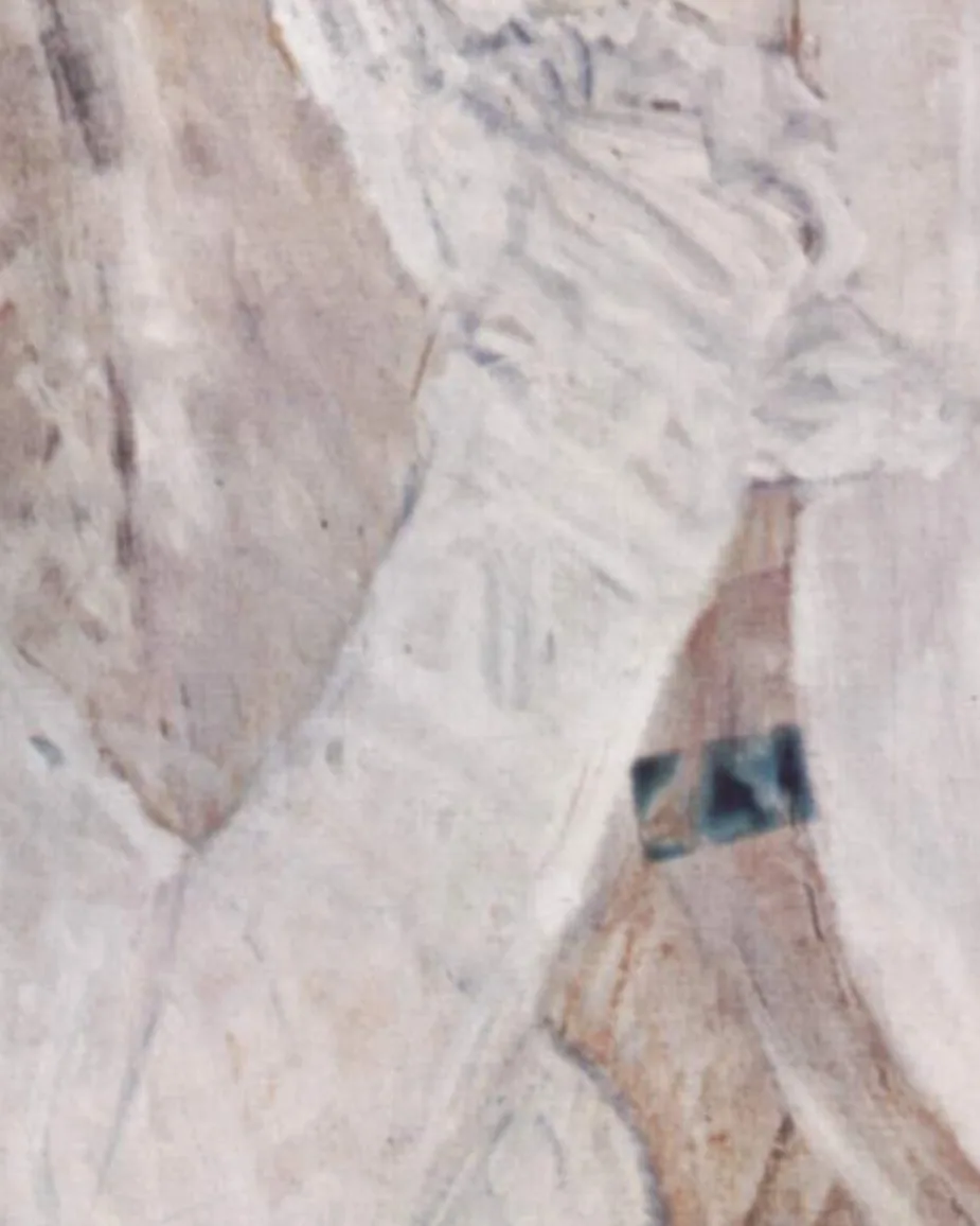 Detail 2 of The Black Feathered Hat by Gustav Klimt, 1910