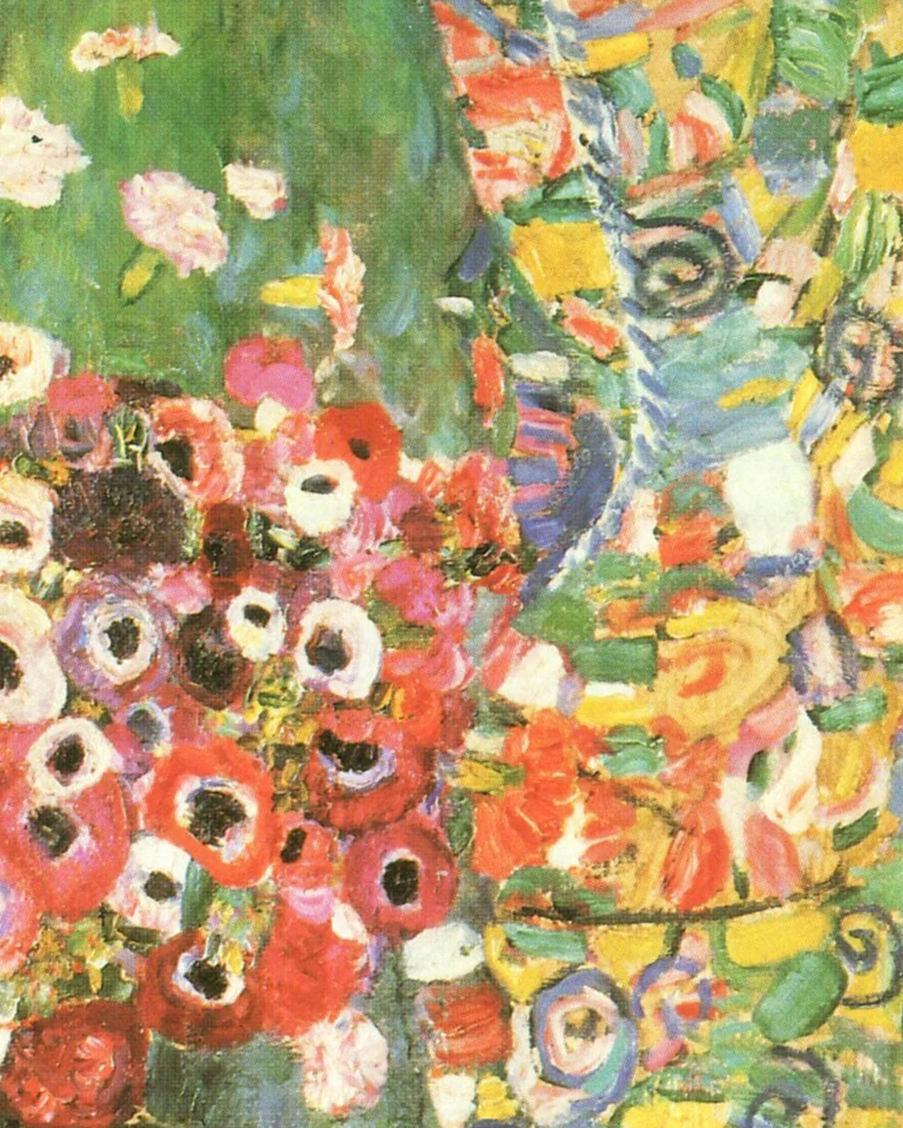 Detail 2 of The Dancer by Gustav Klimt, 1916–1918