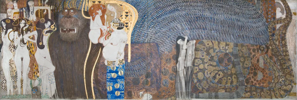 The Hostile Powers by Gustav Klimt, 1901–1902
