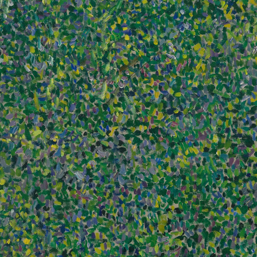 Detail 1 of The Park by Gustav Klimt, 1909–1910