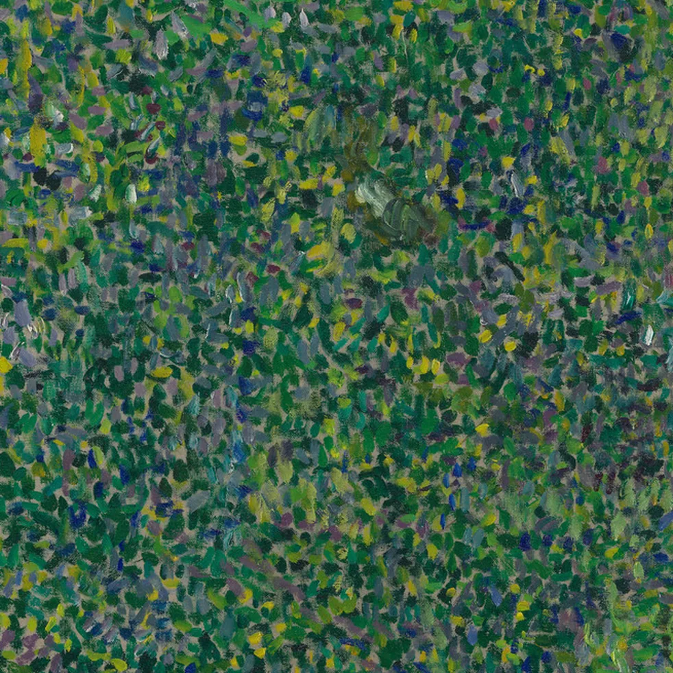Detail 2 of The Park by Gustav Klimt, 1909–1910