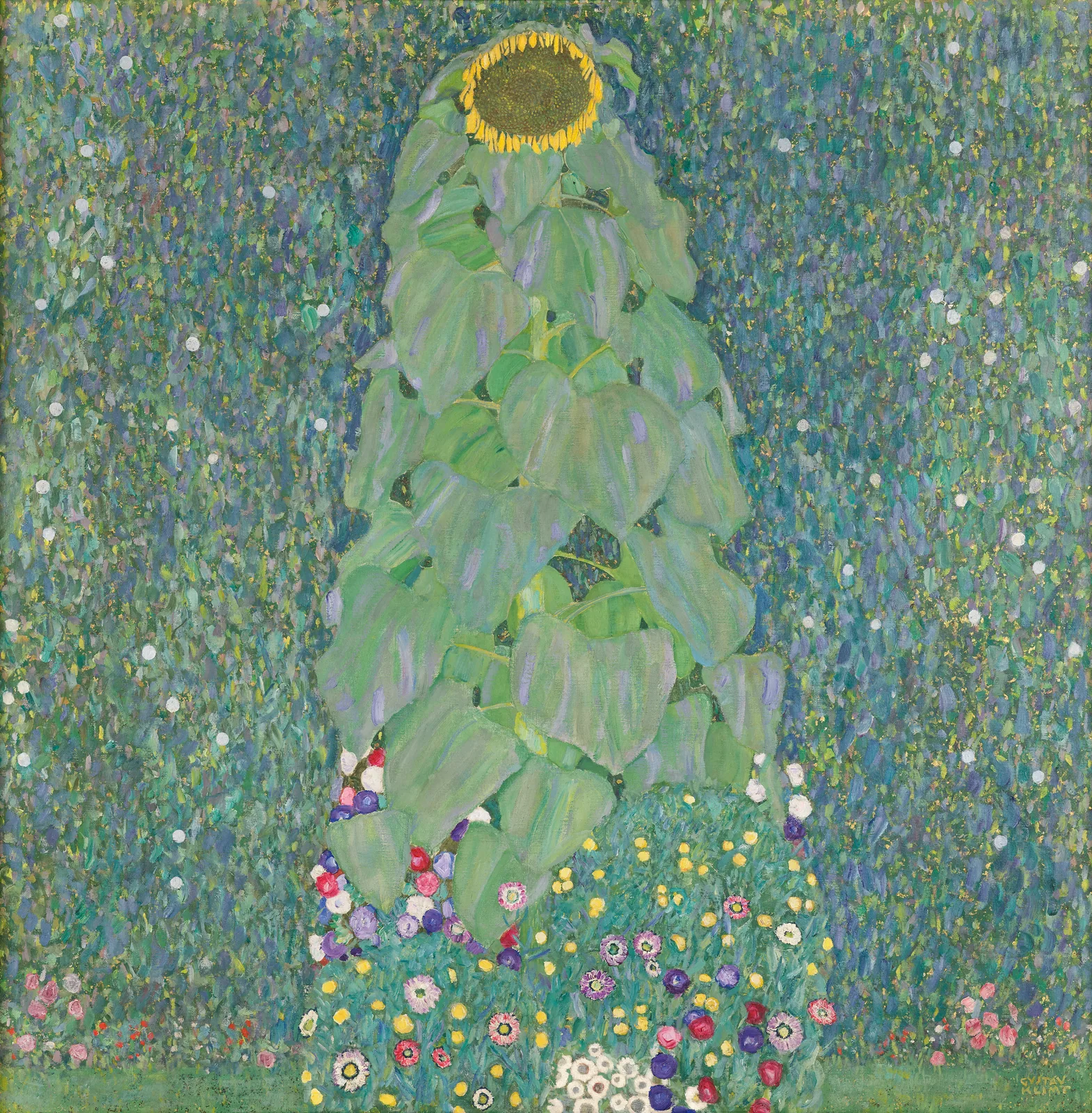 The Sunflower by Gustav Klimt, 1907–1908