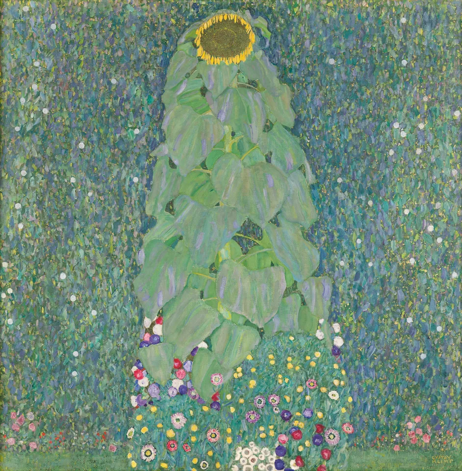 The Sunflower by Gustav Klimt, 1907–1908