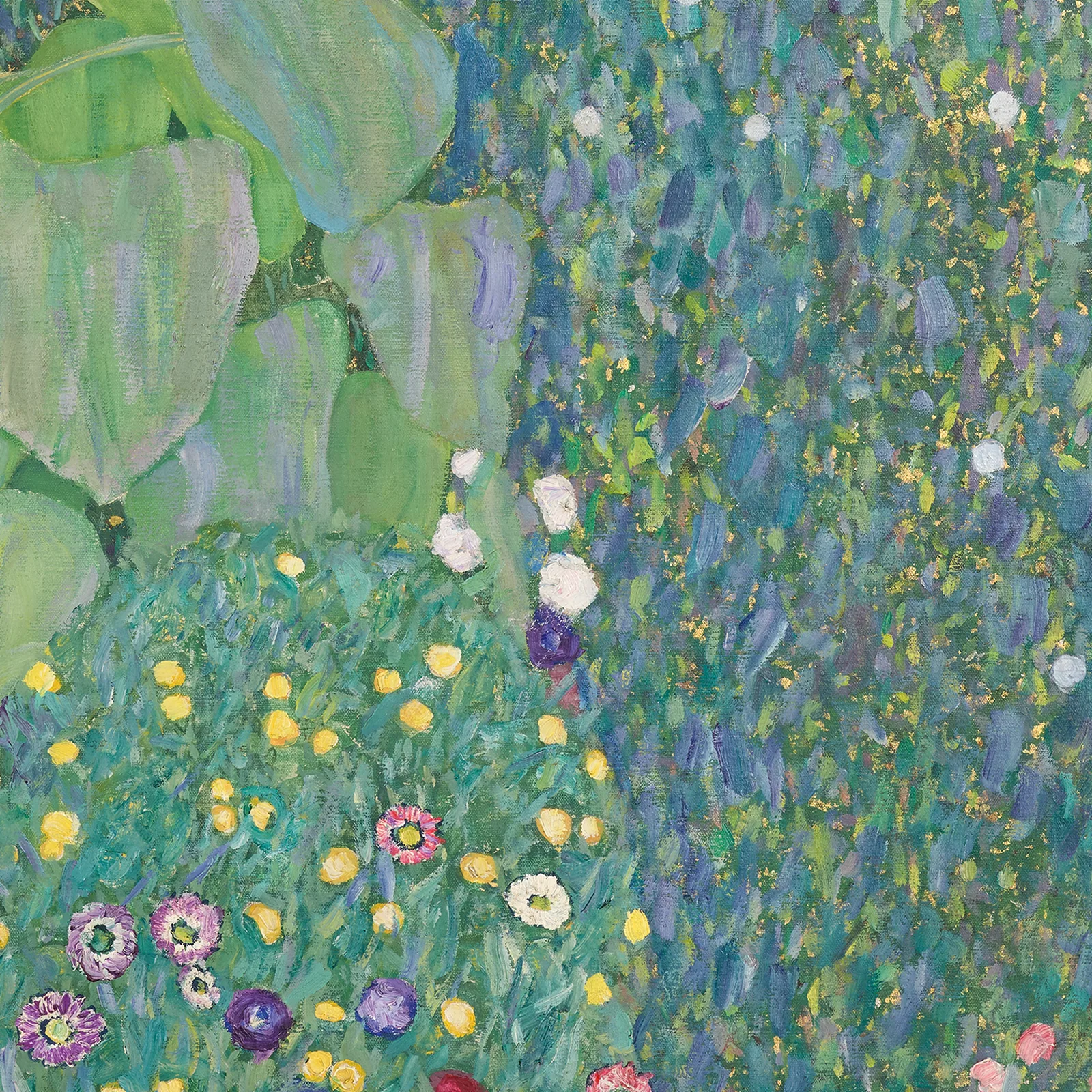 Detail 1 of The Sunflower by Gustav Klimt, 1907–1908