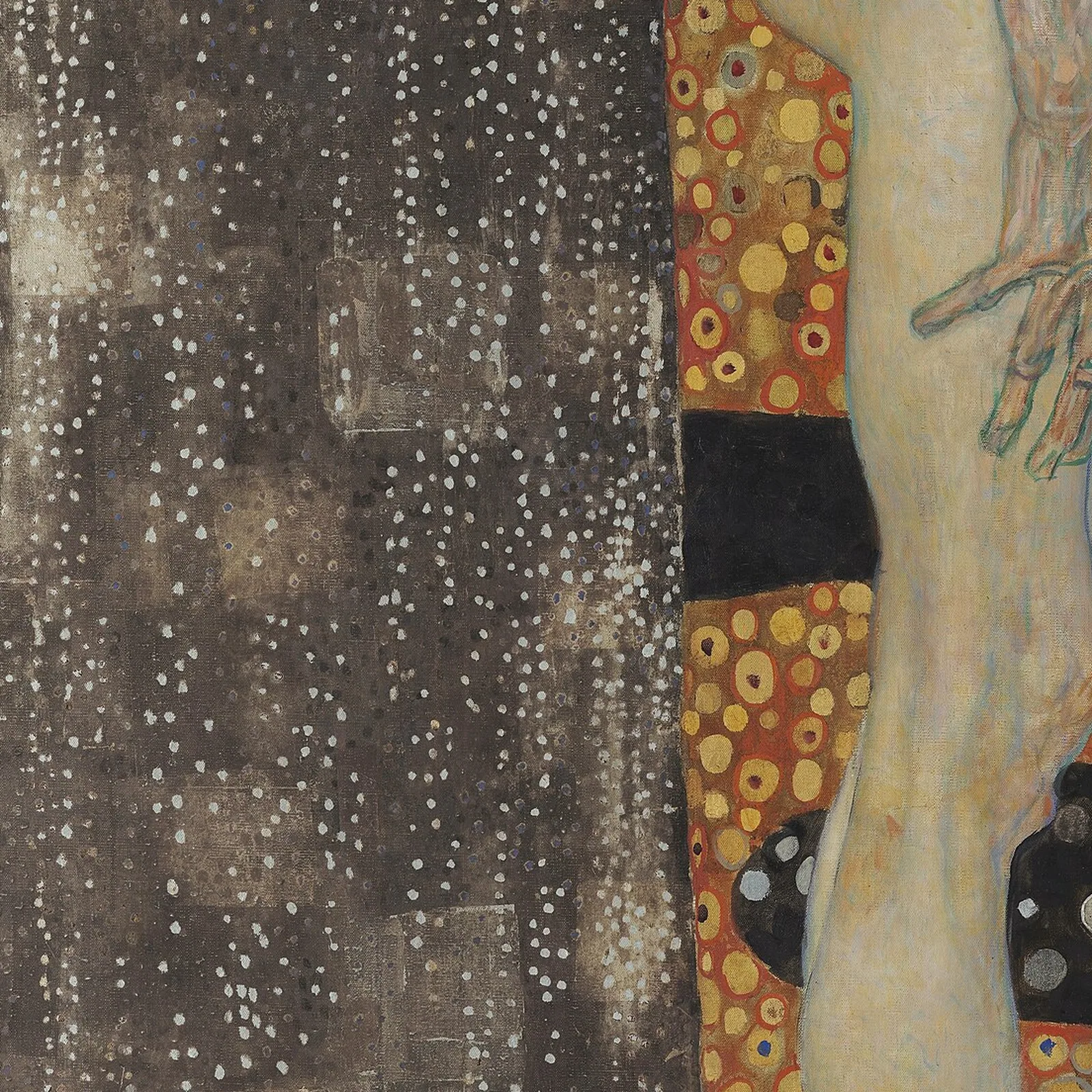 Detail 2 of The Three Ages of Woman by Gustav Klimt, 1905