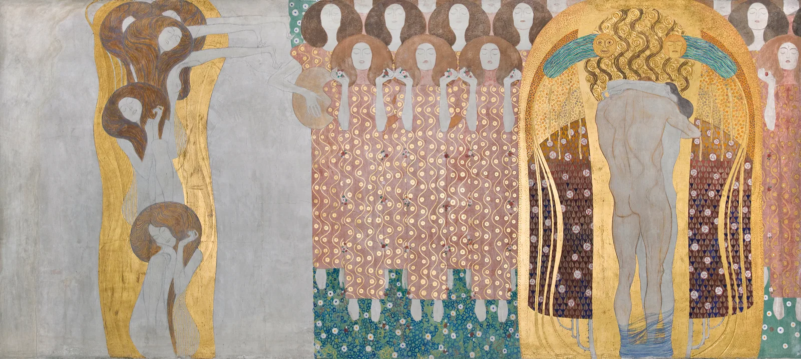 This Kiss to the Whole World by Gustav Klimt, 1901–1902