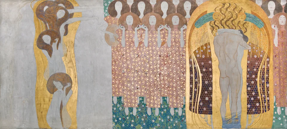 This Kiss to the Whole World by Gustav Klimt, 1901–1902