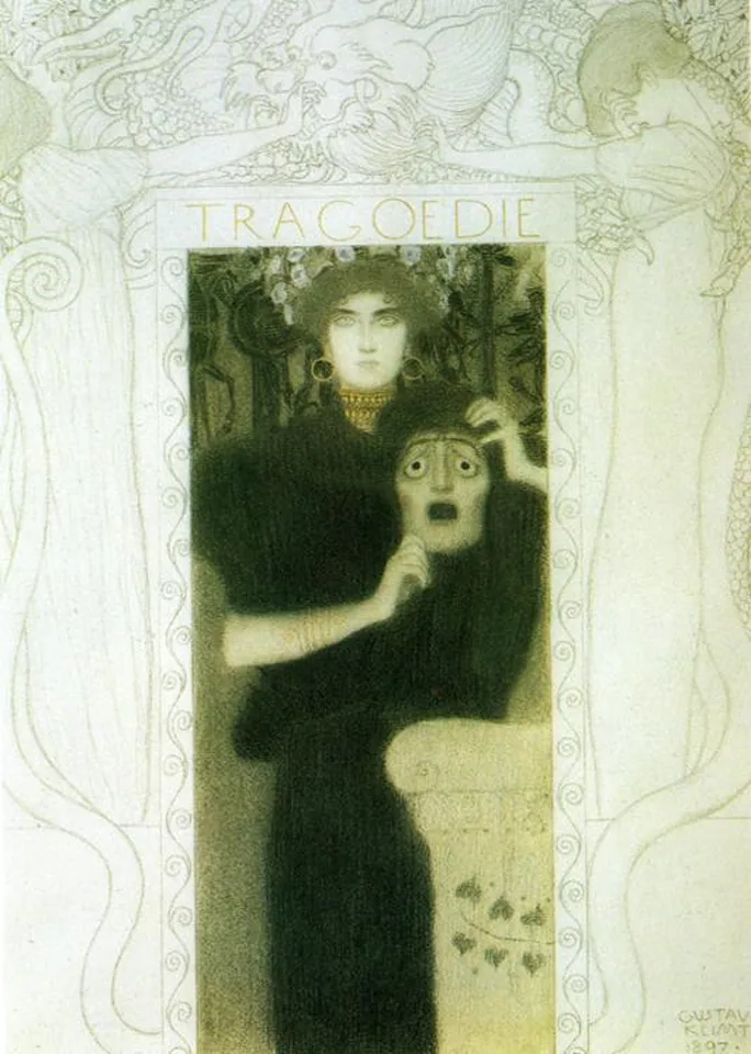 Tragedy by Gustav Klimt, 1897