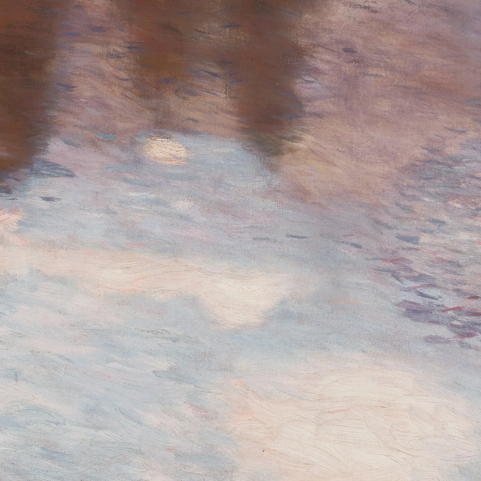 Detail 2 of Tranquil Pond by Gustav Klimt, 1899