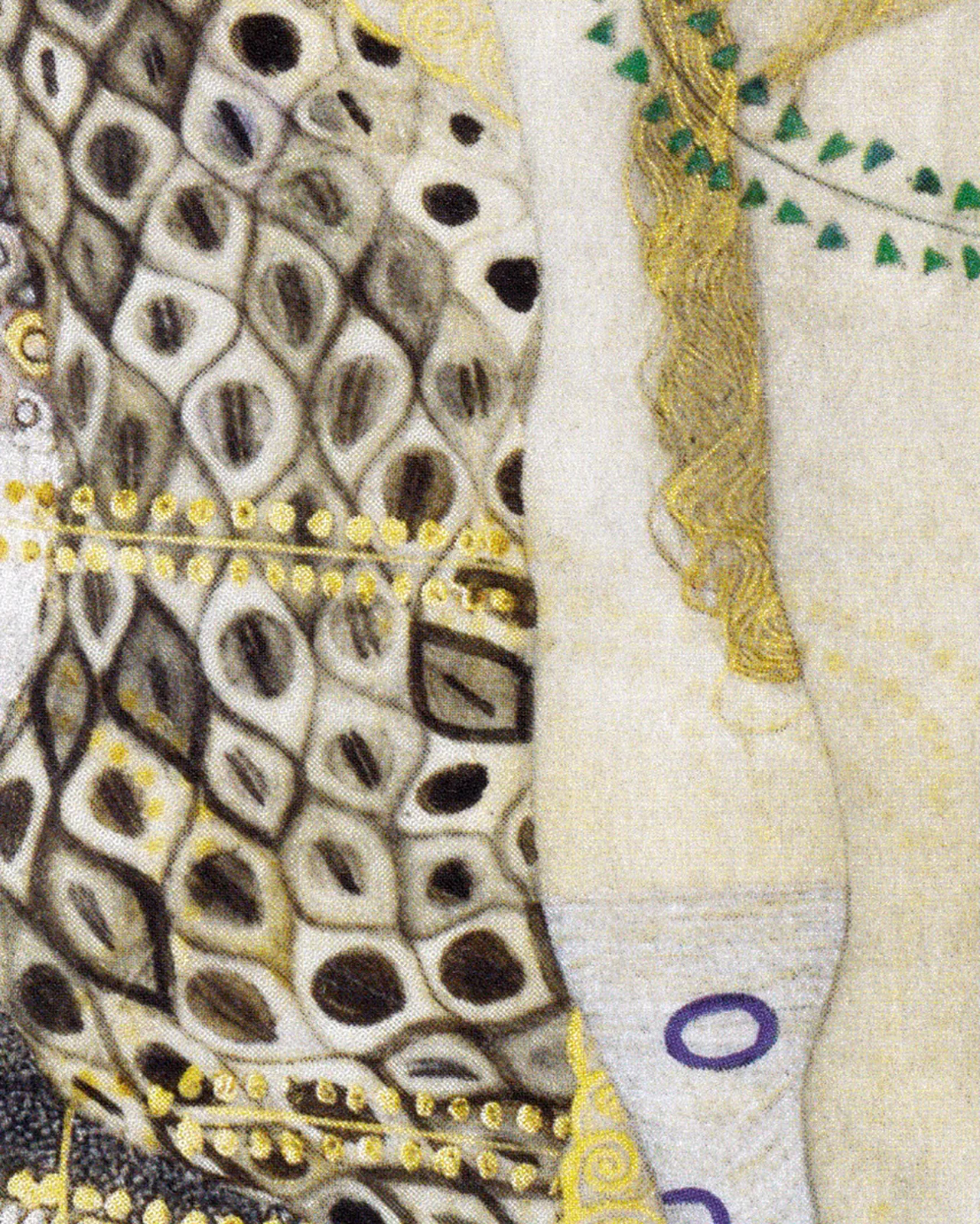Detail 1 of Water Serpents I by Gustav Klimt, 1904–1907