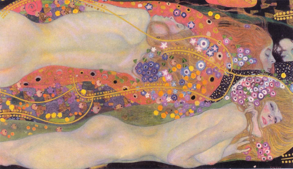 Water Serpents II by Gustav Klimt, 1904–1907