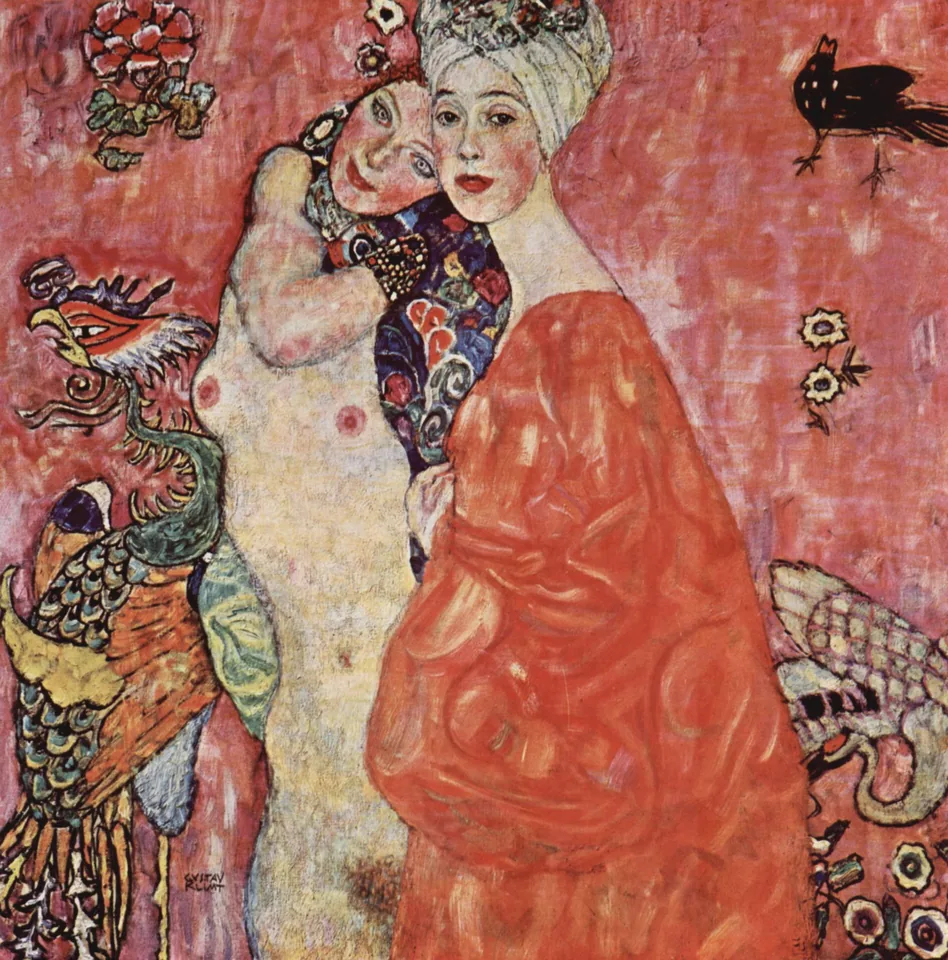 Women Friends by Gustav Klimt, 1916–1917